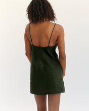 Load image into Gallery viewer, 100% French Flax Linen Slip in Olive