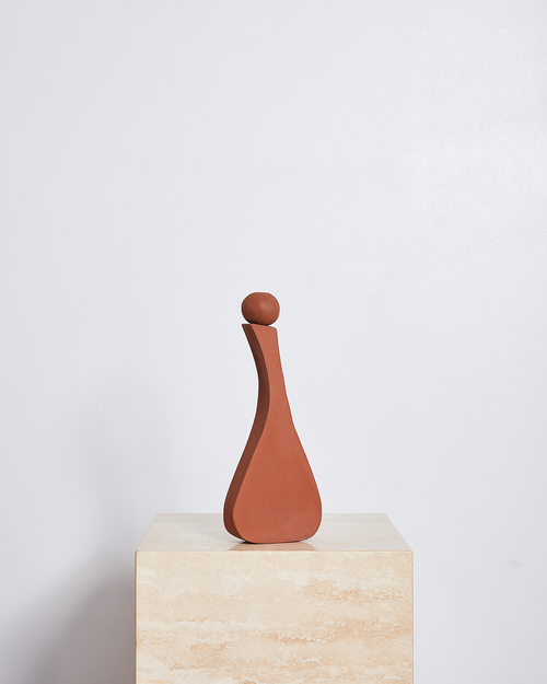 100% Linen Waffle Hand and Face Towel in Rust