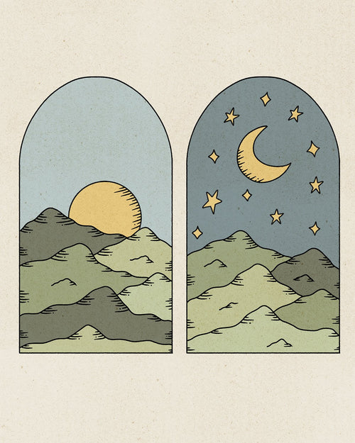 Annabelle Golden x Bed Threads 'Day & Night' Print
