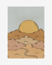 Load image into Gallery viewer, Annabelle Golden x Bed Threads 'Over the Golden Mountains' Print