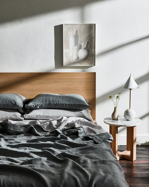 Mineral 100% Flax Linen Duvet Cover