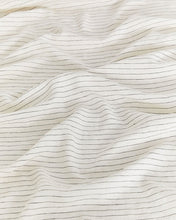 Load image into Gallery viewer, Stripe 100% Flax Linen Fitted Sheet