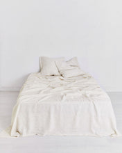 Load image into Gallery viewer, Stripe 100% Flax Linen European Pillowcases (Set of Two)
