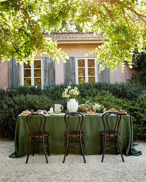 100% Linen Napkins in Olive (Set of Four)