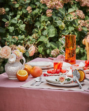 Load image into Gallery viewer, 100% Linen Tablecloth in Pink Clay