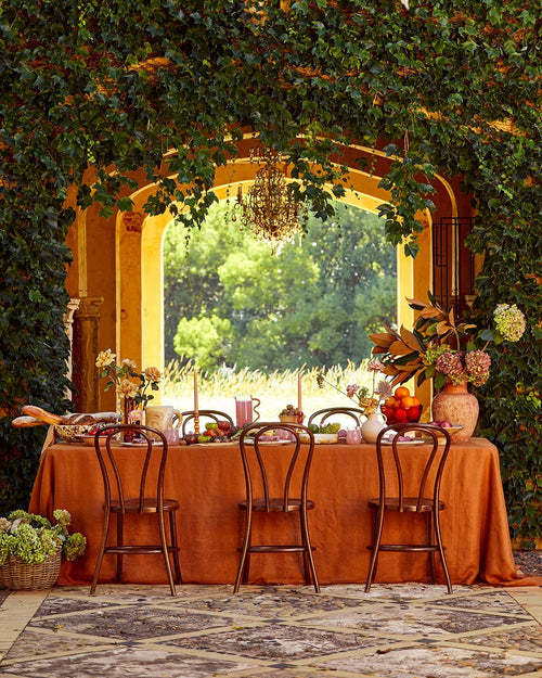 100% Linen Napkins in Pink Clay (Set of Four)