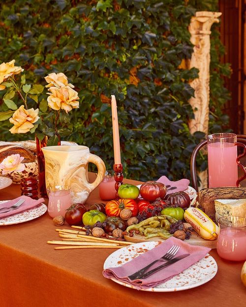 100% Linen Napkins in Pink Clay (Set of Four)