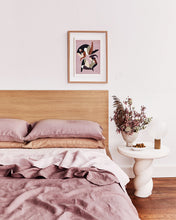 Load image into Gallery viewer, 100% Linen Waffle Bath Towel in Turmeric