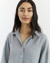 Load image into Gallery viewer, 100% Linen Long Sleeve Shirt in Mineral
