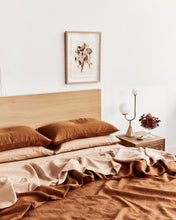 Load image into Gallery viewer, 100% Linen Waffle Bath Towel in Turmeric