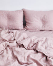 Load image into Gallery viewer, Lavender 100% Flax Linen Pillowcases (Set of Two)