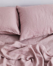 Load image into Gallery viewer, Lavender 100% Flax Linen Fitted Sheet
