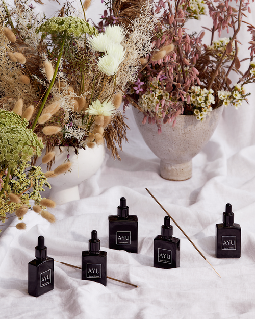 100% French Flax Linen Pants in Lavender