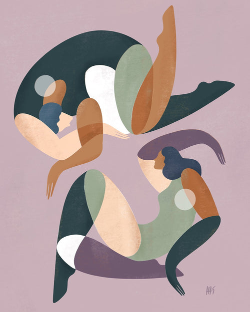 Maggie Stephenson x Bed Threads 'Balance' Print