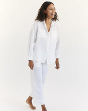 Load image into Gallery viewer, 100% French Flax Linen Pants in White