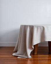 Load image into Gallery viewer, 100% Linen Tablecloth in Oatmeal