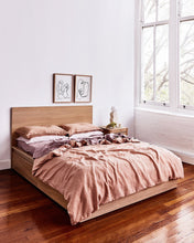 Load image into Gallery viewer, Terracotta 100% Flax Linen Bedding Set