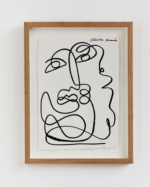 Claudia Miranda x Bed Threads 'Love' Print