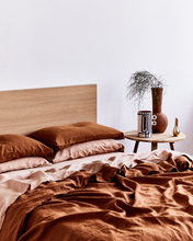 Load image into Gallery viewer, 100% French Flax Linen Slip in Rust