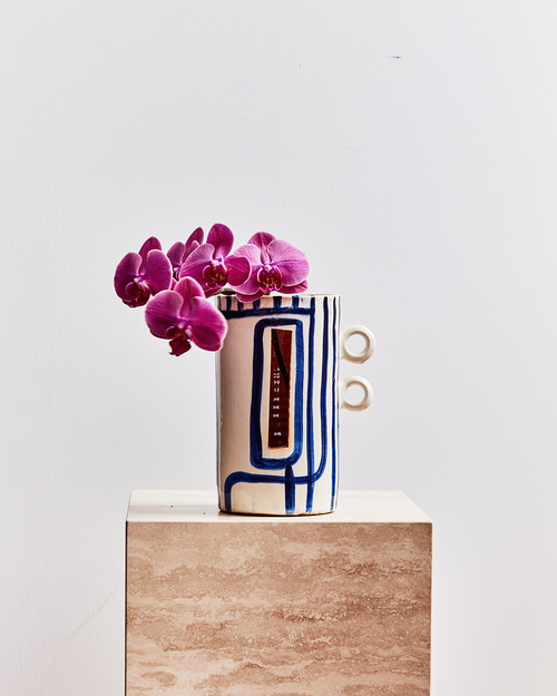 100% French Flax Linen Slip in Rust