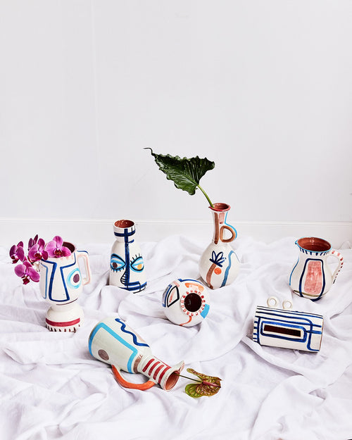 100% French Flax Linen Slip in Rust