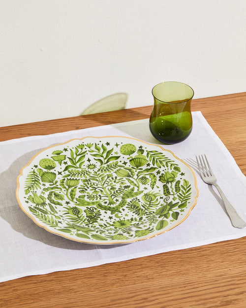 Bitossi Home Round Green Platter