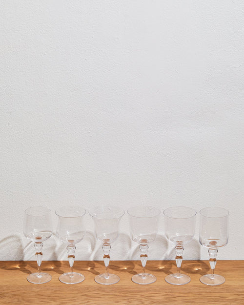 Bitossi Home Wine Glasses in Clear (Set of 6)
