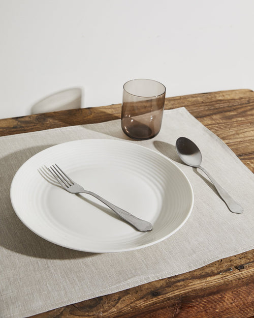 100% Linen Placemats in Oatmeal (Set of Four)