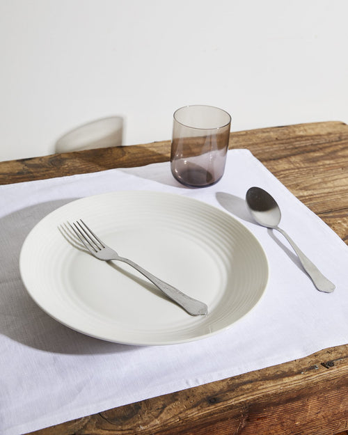 100% Linen Placemats in White (Set of Four)