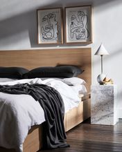 Load image into Gallery viewer, Pink Clay 100% Flax Linen Duvet Cover