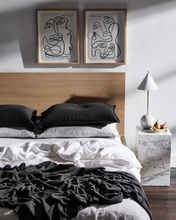 Load image into Gallery viewer, Pink Clay 100% Flax Linen Duvet Cover