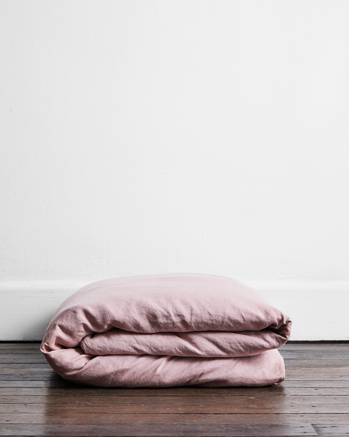 Lavender 100% Flax Linen Duvet Cover