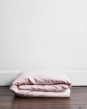 Load image into Gallery viewer, Rosewater 100% Flax Linen Duvet Cover