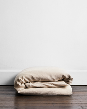 Load image into Gallery viewer, Oatmeal 100% Flax Linen Duvet Cover