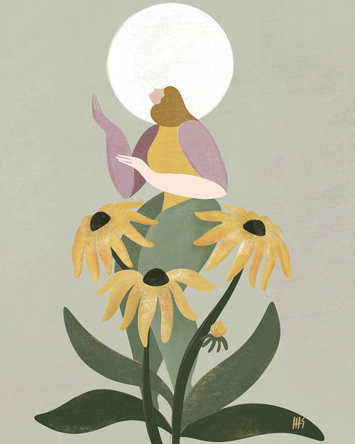 Maggie Stephenson x Bed Threads 'Growth' Print