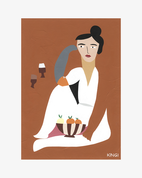 Peach 100% Flax Linen Sheet Set