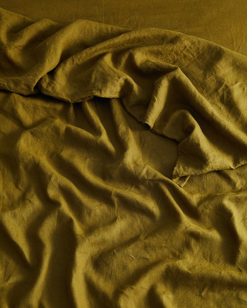 100% Linen Waffle Bath Towel in Petrol