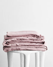 Load image into Gallery viewer, Lavender 100% Flax Linen Sheet Set