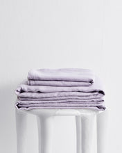 Load image into Gallery viewer, Lilac 100% Flax Linen Sheet Set