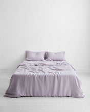 Load image into Gallery viewer, Lilac 100% Flax Linen Pillowcases (Set of Two)