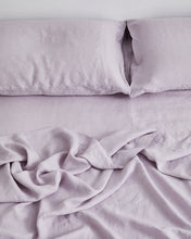 Load image into Gallery viewer, Lilac 100% Flax Linen Sheet Set
