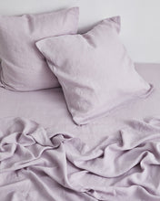 Load image into Gallery viewer, Lilac 100% Flax Linen European Pillowcases (Set of Two)