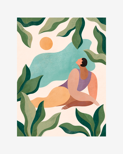 Maggie Stephenson x Bed Threads 'Lagoon' Print