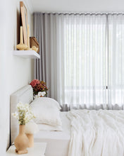 Load image into Gallery viewer, White 100% Flax Linen Duvet Cover