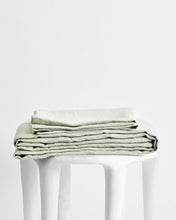 Load image into Gallery viewer, Sage 100% Flax Linen Sheet Set