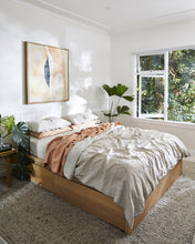 Load image into Gallery viewer, Oatmeal 100% Flax Linen Duvet Cover