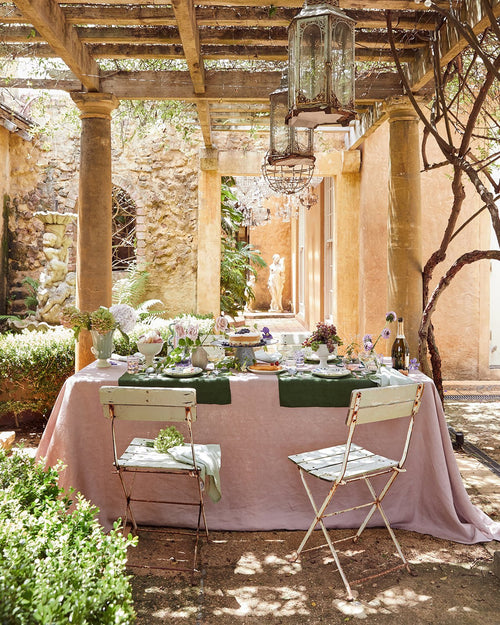 100% Linen Placemats in Olive (Set of Four)
