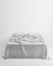 Load image into Gallery viewer, Pinstripe 100% Flax Linen Sheet Set