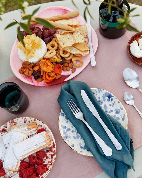 100% Linen Napkins in Petrol (Set of Four)