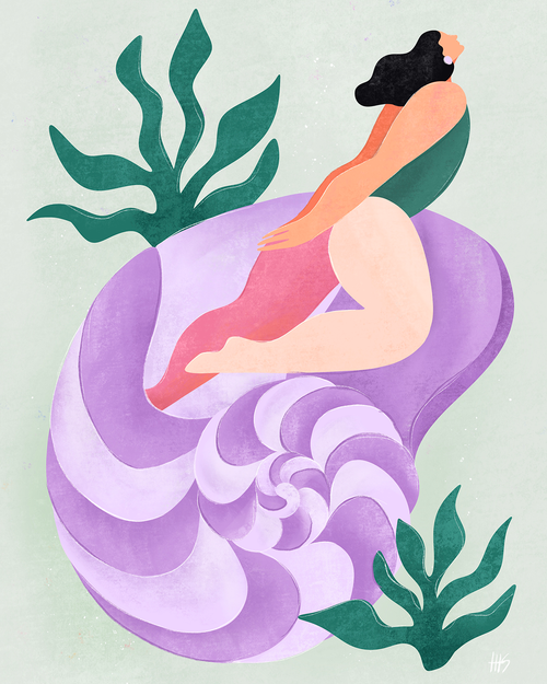 Maggie Stephenson x Bed Threads 'Reef' Print